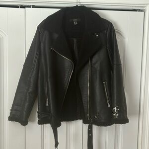 Oversized Moto Sherpa